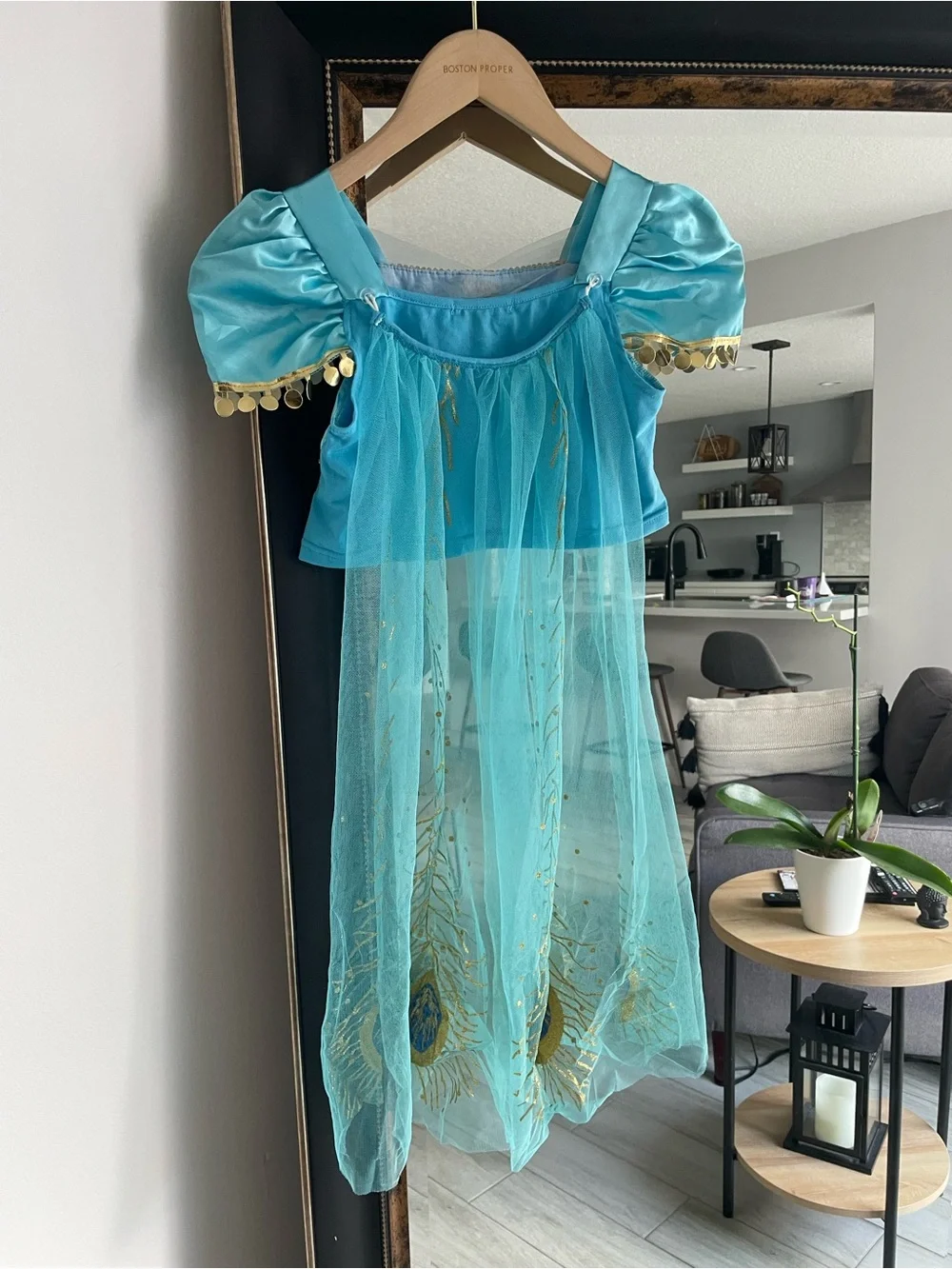 Disney Princess Jasmine Costume Set Girls Size 7/8 Halloween Dress Up Cosplay